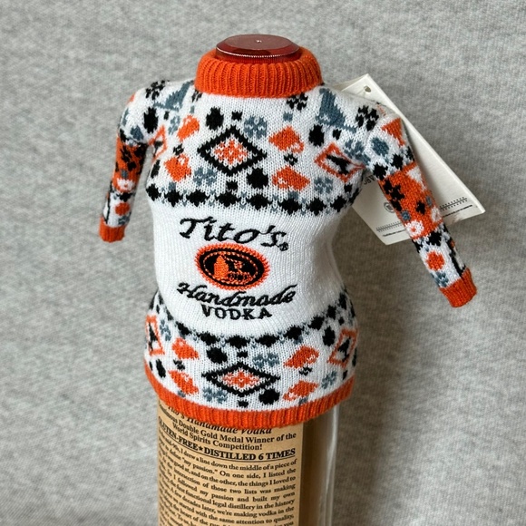 Tito's Vodka-Holiday Bottle Sweater: BRAND NEW - Picture 3 of 9
